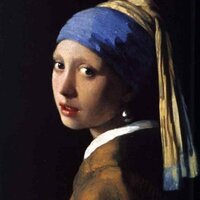 Becutiful girl painting replica